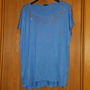 Blue and silver top (3 for $25)